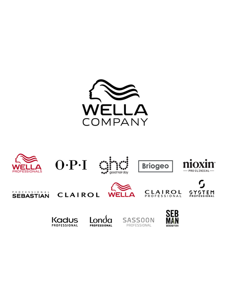 Logo of Wella Company and other brands